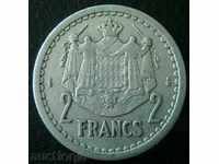 2 franci 1943 Monaco