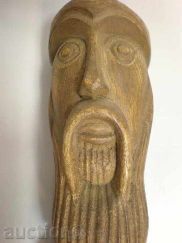 Sculptură în lemn (cap) - 6