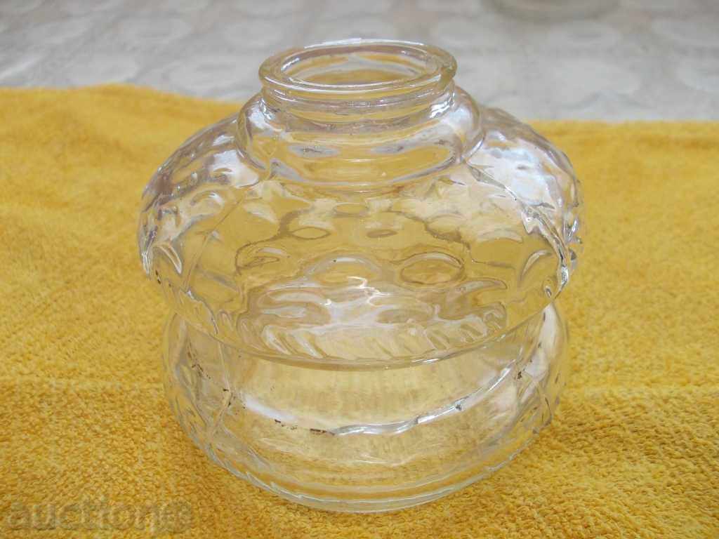 Old Glass Reservoir for Kerosene Lamp Old Glass Reservoir for Kerosene Lamp