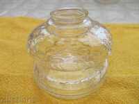 Old Glass Reservoir for Kerosene Lamp