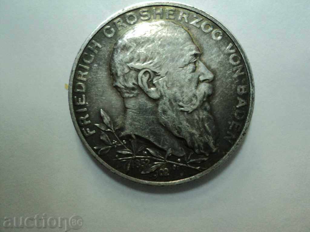 2 марки 1902 г. сребро Германия
