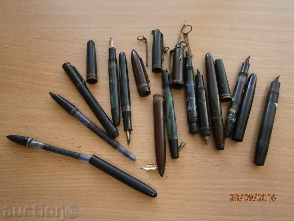 Auction Lot Bakelite Pens for Parts or Restoration Auction Lot Bakelite Pens for Parts or Restoration