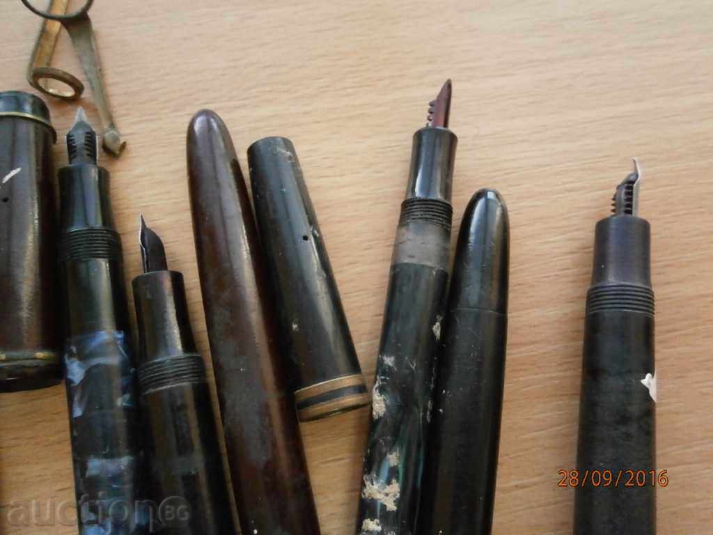 Lot Bakelite Pens for Parts or Restoration - 7 Lot Bakelite Pens for Parts or Restoration - 7