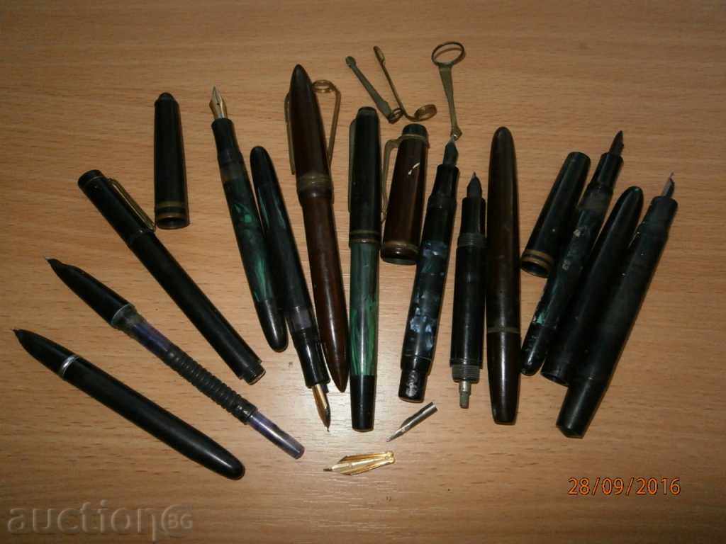 Lot Bakelite Pens for Parts or Restoration