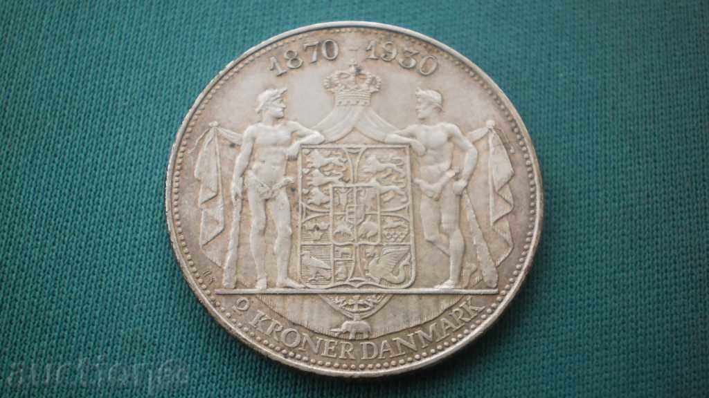 Danemarca 2 Coroane 1930 Rare