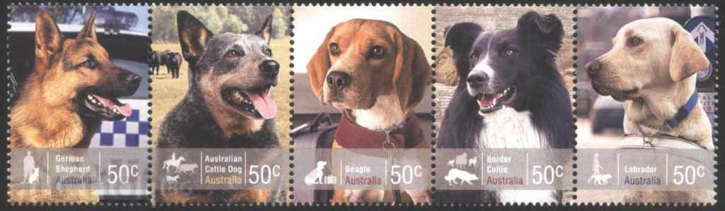 Чисти марки Кучета 2008 от Австралия