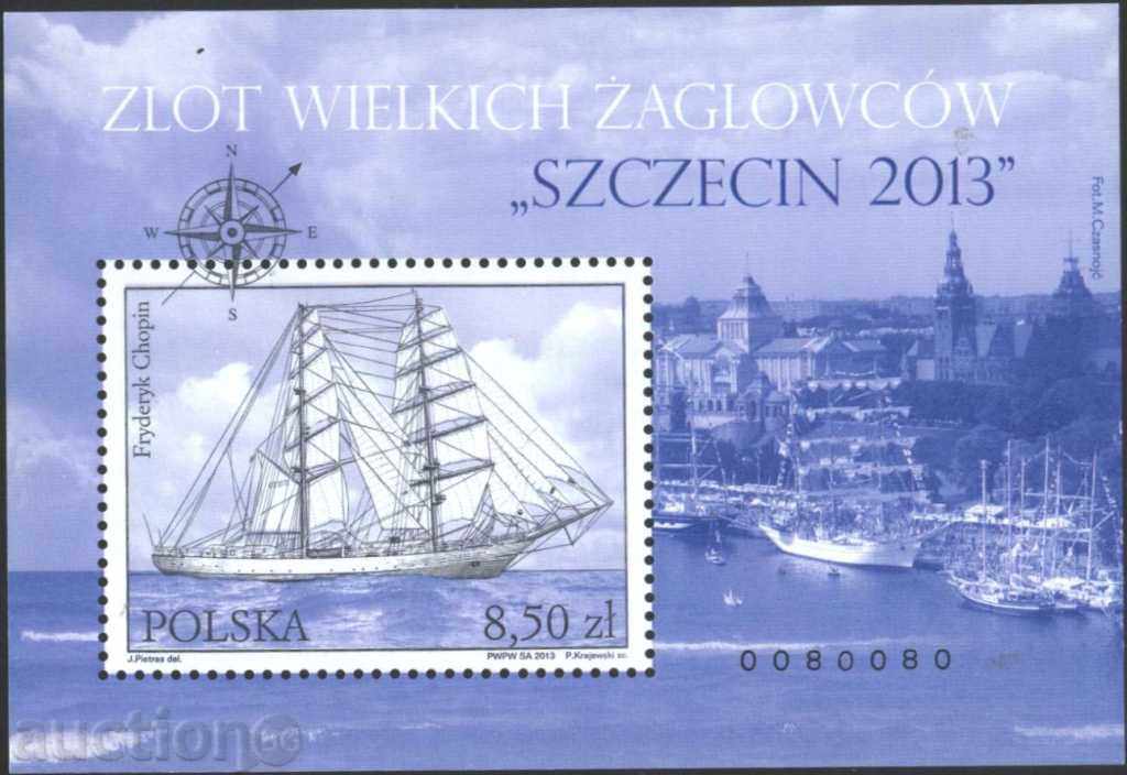 Чист блок Ветроходна регата Кораб 2013 от Полша