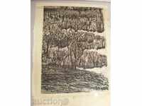 pictură - imprimeu - Denka Minovska - 1975.