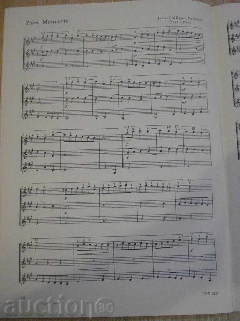 Book "Musik für drei Gitarren-Heft I-Renate Große" -58 p. - 5 Book "Musik für drei Gitarren-Heft I-Renate Große" -58 p. - 5