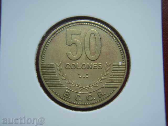50 Colones 2007 Κόστα Ρίκα (Κόστα Ρίκα) - XF