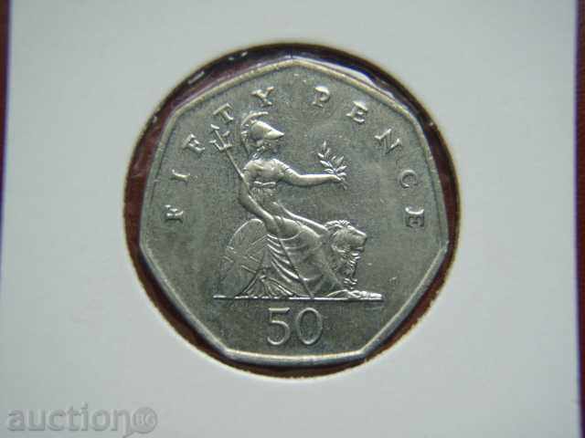 50 Pence 2001 Marea Britanie - AU