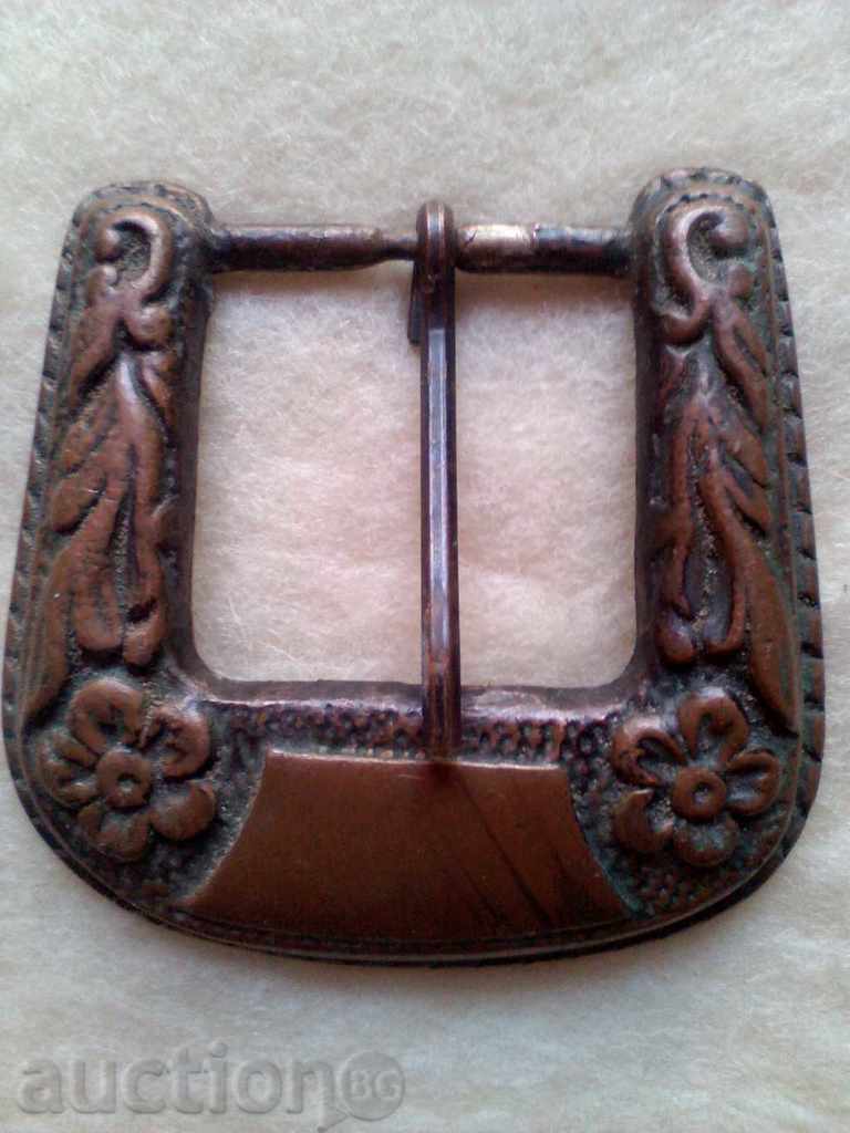Old copper buckle buckle
