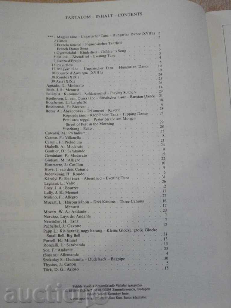 Book "GITÁRMUZSIKA KEZDÖKNEK - VERECZKEY László" - 32 pages - 6 Book "GITÁRMUZSIKA KEZDÖKNEK - VERECZKEY László" - 32 pages - 6