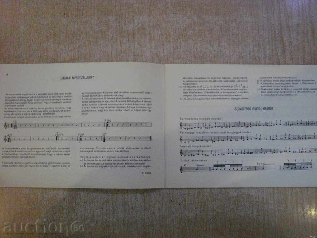 Book "IMPROVIZÁCIÓK A TÁNCZENÉBEN-GITÁRRA-C.TIBOR" -32 p. with price 6.00 BGN | € 3.07 Book "IMPROVIZÁCIÓK A TÁNCZENÉBEN-GITÁRRA-C.TIBOR" -32 p. with price 6.00 BGN | € 3.07