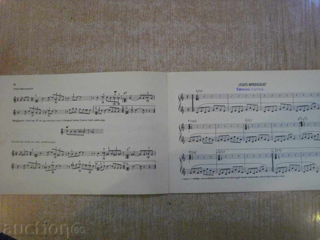Auction Book "IMPROVIZÁCIÓK A TÁNCZENÉBEN-GITÁRRA-C.TIBOR" -32 p. Auction Book "IMPROVIZÁCIÓK A TÁNCZENÉBEN-GITÁRRA-C.TIBOR" -32 p.