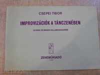Book "IMPROVIZÁCIÓK A TÁNCZENÉBEN-GITÁRRA-C.TIBOR" -32 p.