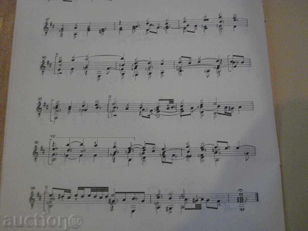 Book "FANTASIA II - Gitárra - VALENTINUS BAKFARK" - 6 p. - 5 Book "FANTASIA II - Gitárra - VALENTINUS BAKFARK" - 6 p. - 5