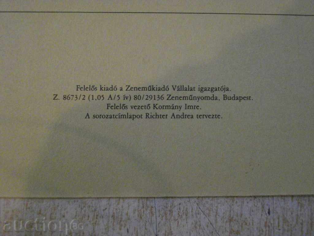 Book "FANTASIA III - Gitárra - VALENTINUS BAKFARK" - 6 p. - 6 Book "FANTASIA III - Gitárra - VALENTINUS BAKFARK" - 6 p. - 6