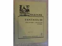 Book "FANTASIA III - Gitárra - VALENTINUS BAKFARK" - 6 p.