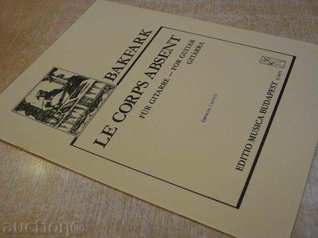 Книга "LE CORPS ABSENT-Gitárra-VALENTINUS BAKFARK" - 4 стр. - 7 Книга "LE CORPS ABSENT-Gitárra-VALENTINUS BAKFARK" - 4 стр. - 7