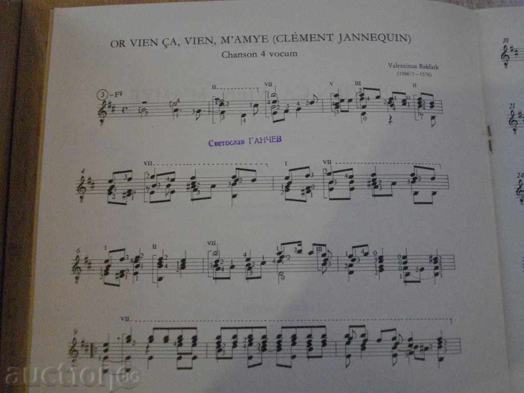 Auction Book "OR VIEN ÇA, VIEN, M'AMYE-Gitárra-BAKFARK" - 4 p. Auction Book "OR VIEN ÇA, VIEN, M'AMYE-Gitárra-BAKFARK" - 4 p.