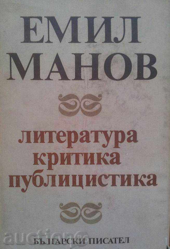 Literatura. Critica. Publicismul - Emil Manov