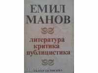 Literatura. Critica. Publicismul - Emil Manov