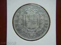 5 Lire 1873 M Italia - XF