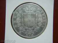 5 Lire 1876 R Italia (2) - XF-