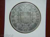 5 Lire 1876 R Italia (2) /5 Lire Italia/ - XF-