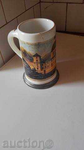 Big beer mug with price 5.99 BGN | € 3.06 Big beer mug with price 5.99 BGN | € 3.06