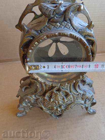 Bronze case from a fireplace clock alarm clock figurine - 6