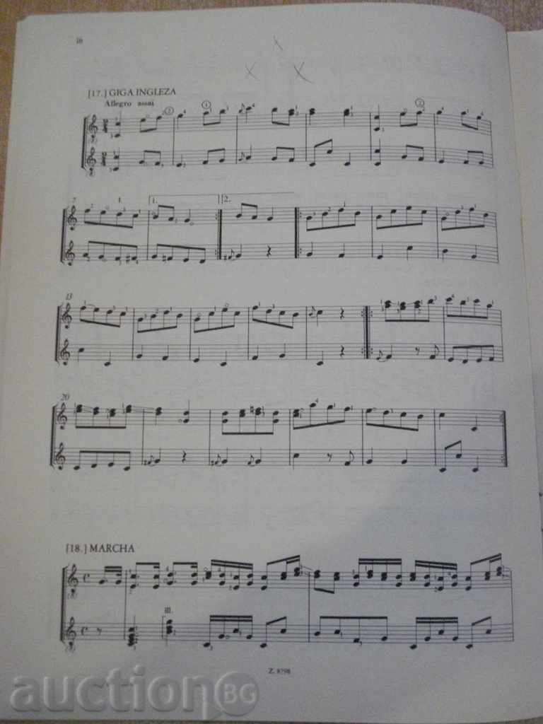 Delivery of Book "41 GITÁRDUETT-ANTÓNIO DA SILVA-LEITE-D.BENKÓ" -40 p. Delivery of Book "41 GITÁRDUETT-ANTÓNIO DA SILVA-LEITE-D.BENKÓ" -40 p.