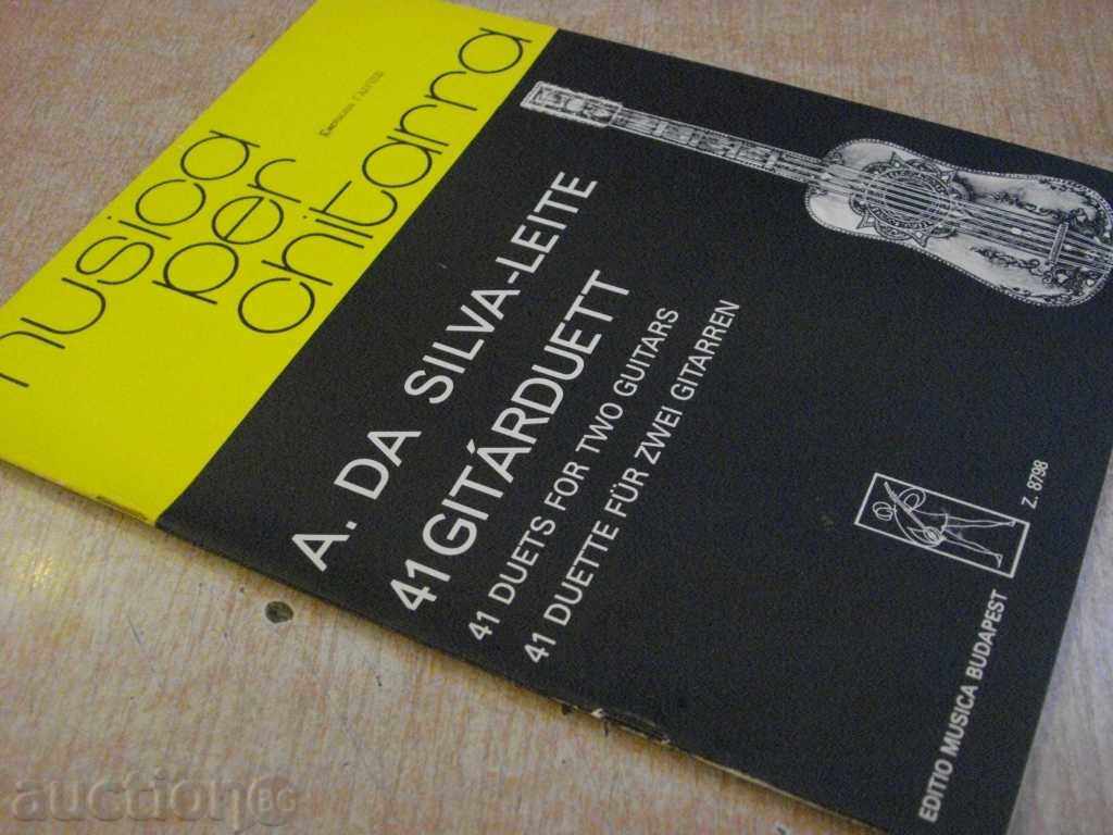 Book "41 GITÁRDUETT-ANTÓNIO DA SILVA-LEITE-D.BENKÓ" -40 p. - 7 Book "41 GITÁRDUETT-ANTÓNIO DA SILVA-LEITE-D.BENKÓ" -40 p. - 7
