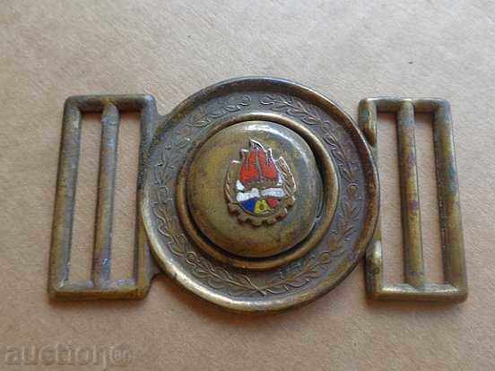 Stream with enamel, buckle, belt, uniform, ROMANIA coat of arms - 5 Stream with enamel, buckle, belt, uniform, ROMANIA coat of arms - 5