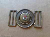 Stream with enamel, buckle, belt, uniform, ROMANIA coat of arms