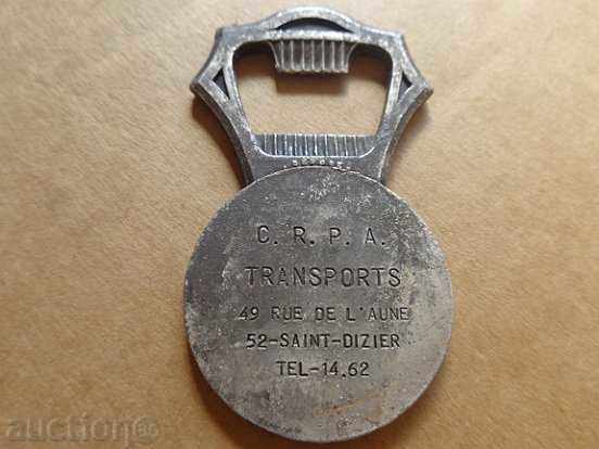 Delivery of An old French opener with the face of King Louis Philippe France Delivery of An old French opener with the face of King Louis Philippe France