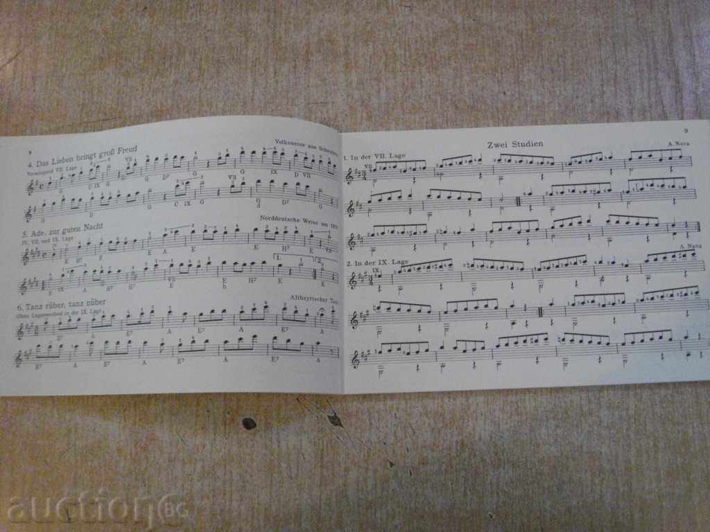 Licitație Book "Der Gitarrenlehrer - Teil II - Walter Götze" -80 p.