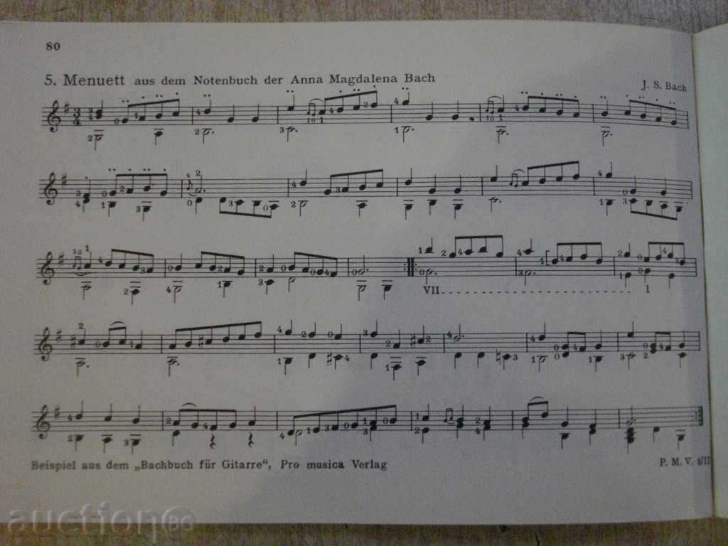 Book "Der Gitarrenlehrer - Teil II - Walter Götze" -80 p. - 6