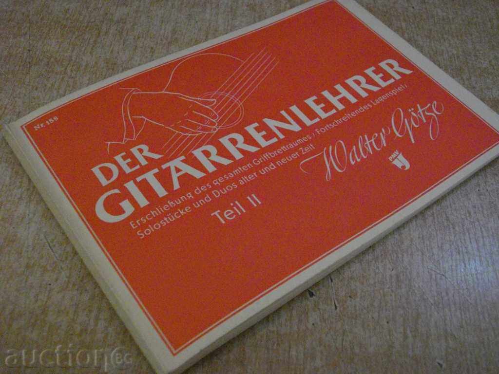 Book "Der Gitarrenlehrer - Teil II - Walter Götze" -80 p. - 7