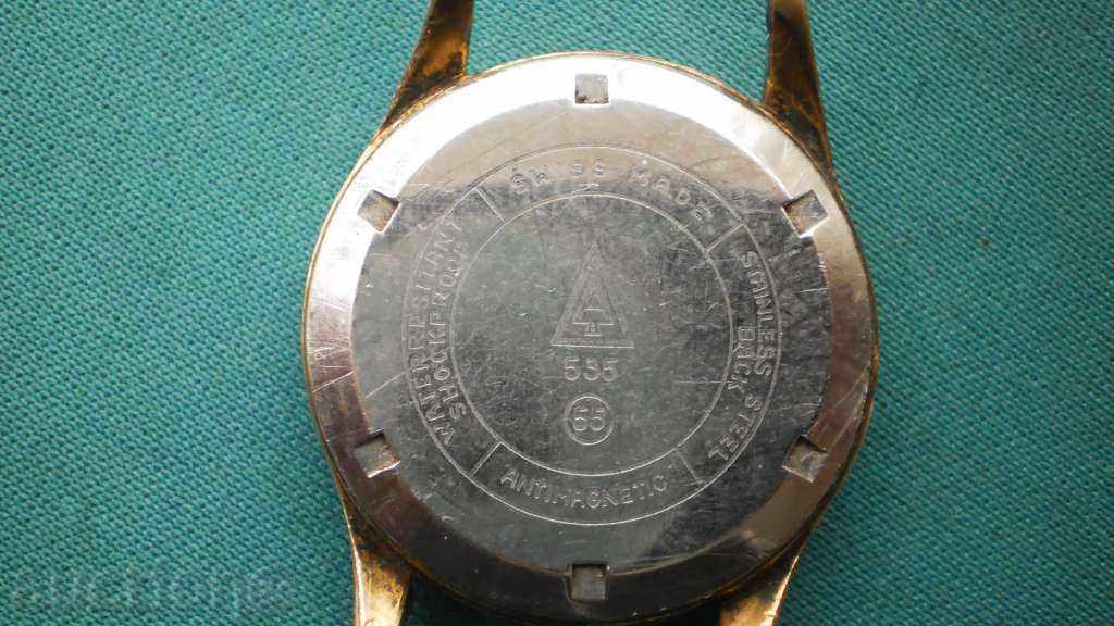 Licitație CLOCK RARE "ANDREW" GOLDEN PLATED-un marcaj și cadru Licitație CLOCK RARE "ANDREW" GOLDEN PLATED-un marcaj și cadru