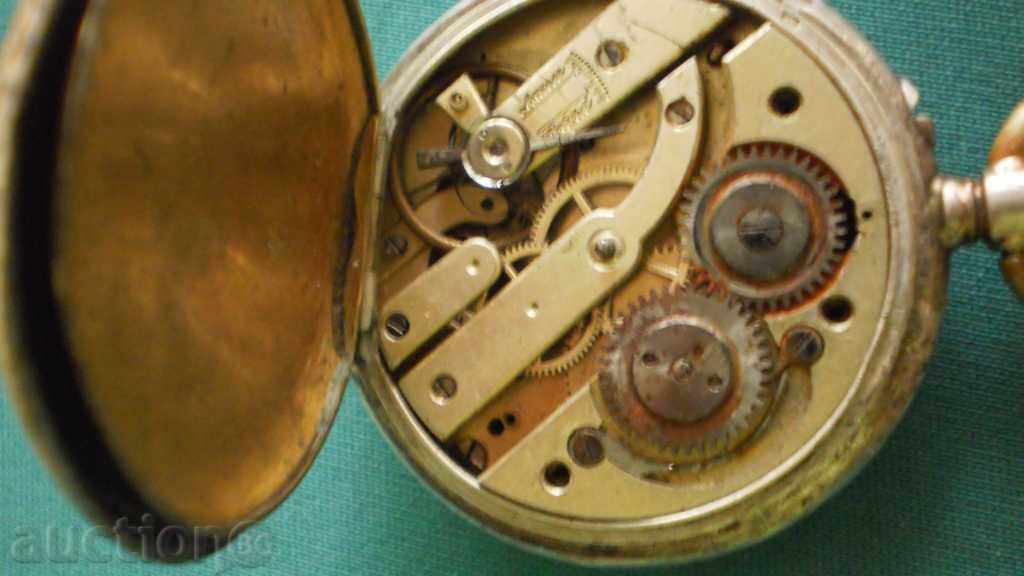 !!! RR !!! Ceas de buzunar mare de argint pentru bărbați pentru piese - 7 !!! RR !!! Ceas de buzunar mare de argint pentru bărbați pentru piese - 7