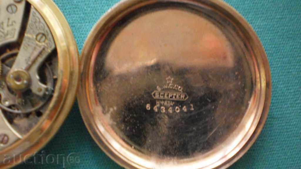 Livrarea !!! RR !!! BIG MEN POZLATEN- ceas de buzunar - SENECA Livrarea !!! RR !!! BIG MEN POZLATEN- ceas de buzunar - SENECA