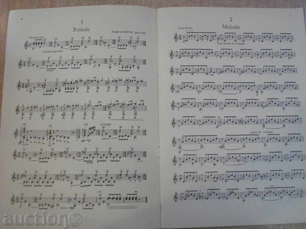 Livrarea Carte "Fünf Stücke für Gitarre - Siegfried Müller" - 12 p. Livrarea Carte "Fünf Stücke für Gitarre - Siegfried Müller" - 12 p.