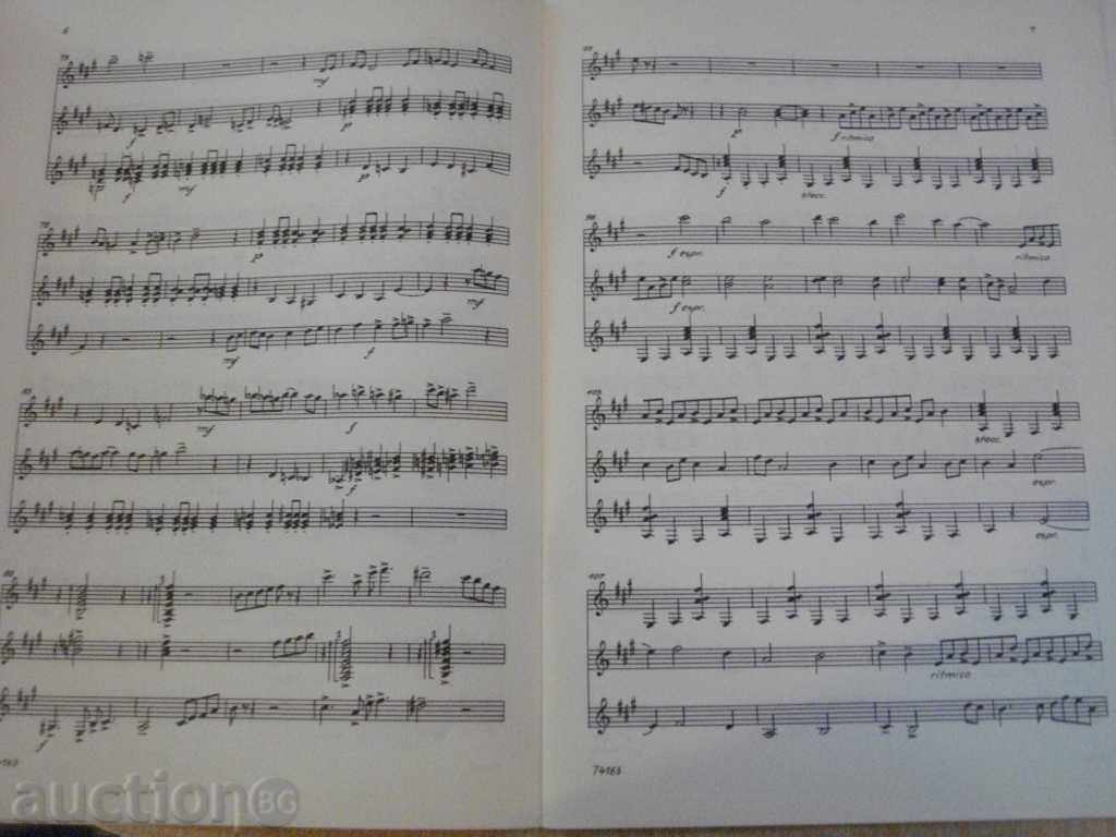 Auction "Concertino für drei Gitarren-Siegfried Müller" -44p. Auction "Concertino für drei Gitarren-Siegfried Müller" -44p.