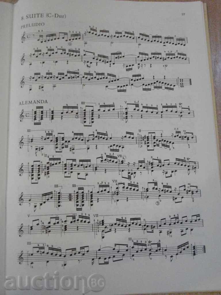 Book "Neun Suiten für Gitarre - Lodovico Roncalli" -32 p. - 5 Book "Neun Suiten für Gitarre - Lodovico Roncalli" -32 p. - 5