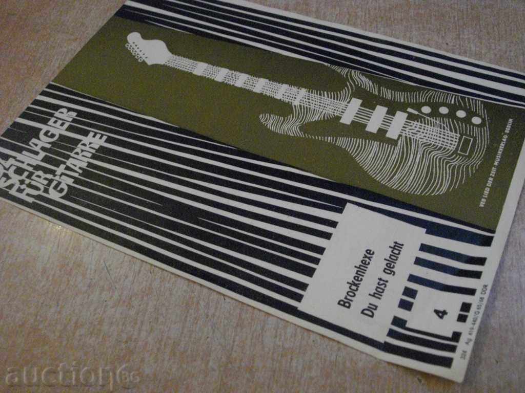 The book "LDZ SCHLAGER FÜR GITARRE - 4 - Jürgen Kliem" - 4 p. - 7 The book "LDZ SCHLAGER FÜR GITARRE - 4 - Jürgen Kliem" - 4 p. - 7