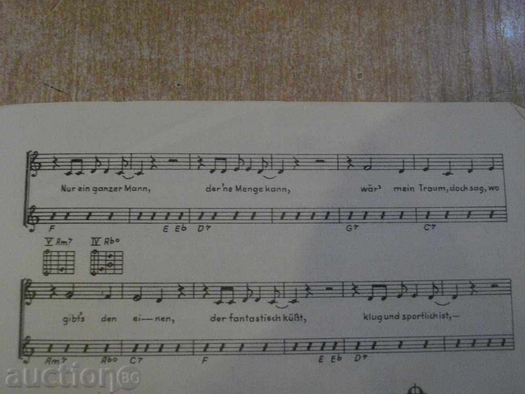 Auction  The book "LDZ SCHLAGER FÜR GITARRE - 2 - Jürgen Kliem" - 4 p.