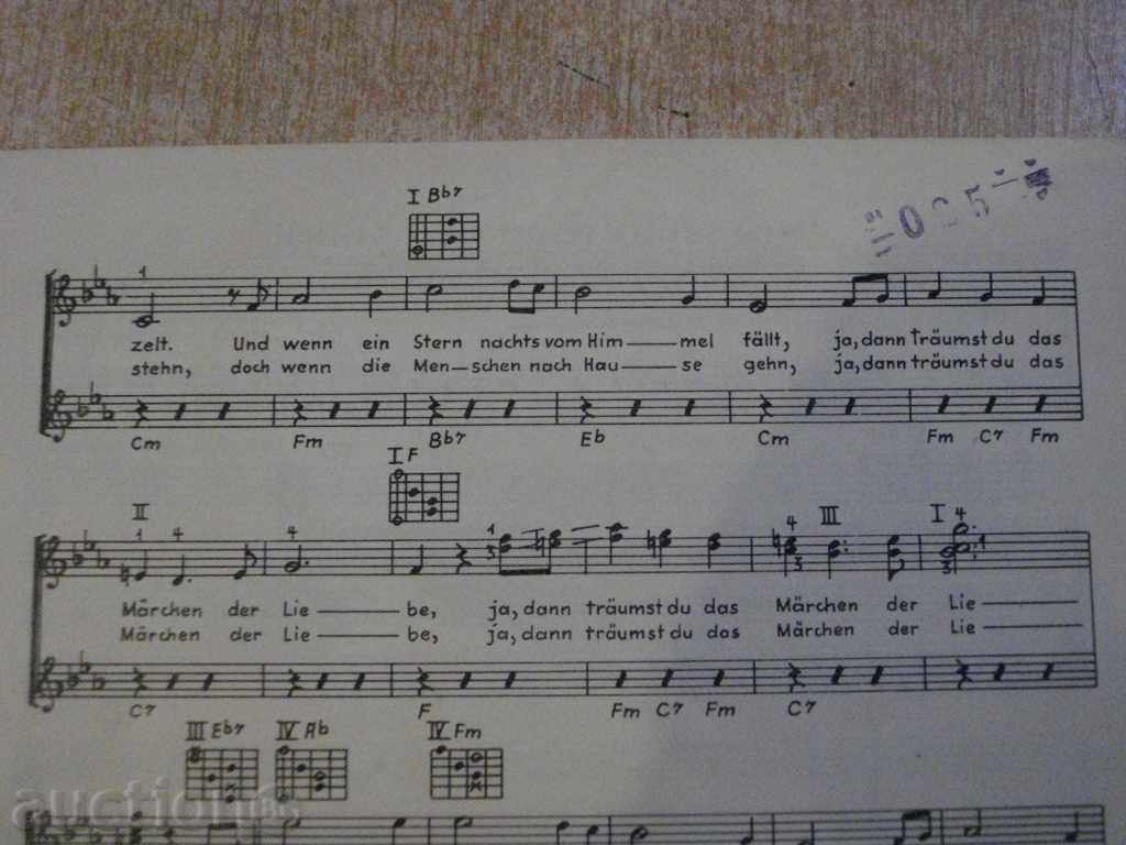 The book "LDZ SCHLAGER FÜR GITARRE - 2 - Jürgen Kliem" - 4 p. - 6