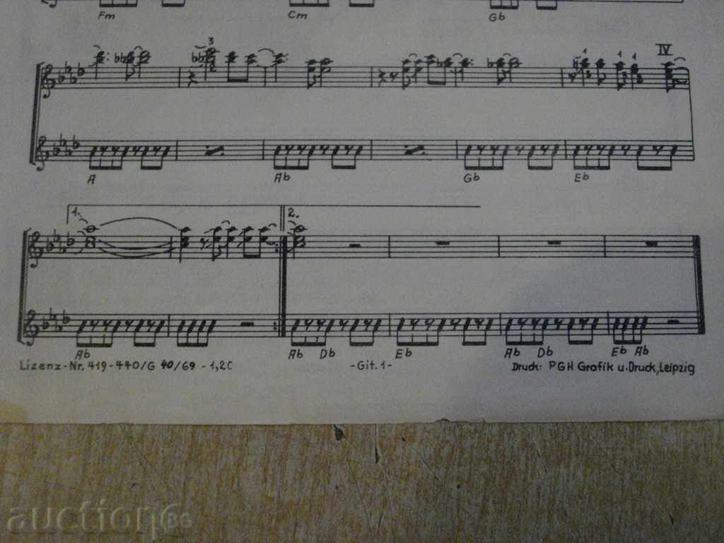 The book "LDZ SCHLAGER FÜR GITARRE - 1 - Jürgen Kliem" - 4 p. - 6 The book "LDZ SCHLAGER FÜR GITARRE - 1 - Jürgen Kliem" - 4 p. - 6